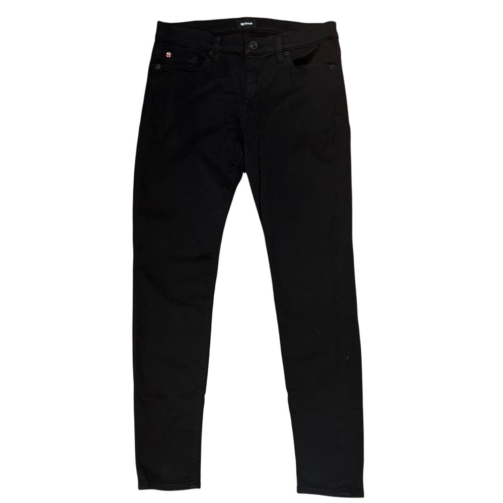 Hudson Women's Black Nico Midrise Ankle Super Skinny Jeans Size 27